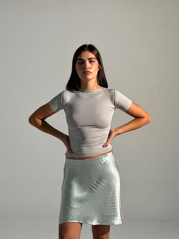 Elaya short sleeve - Light grey
