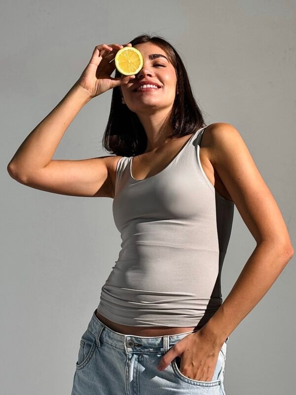 Elora tank top - Light grey