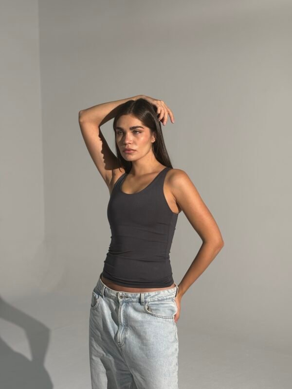 Elora tank top - Charcoal