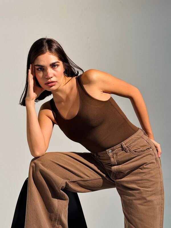Elora tank top - Brown